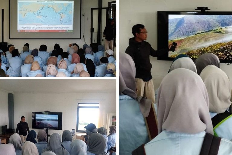Telisik Aktivitas Vulkanik Dieng, Siswa MAN 1 Banjarnegara Kunjungi Pos Pengamatan Gunung Api Dieng