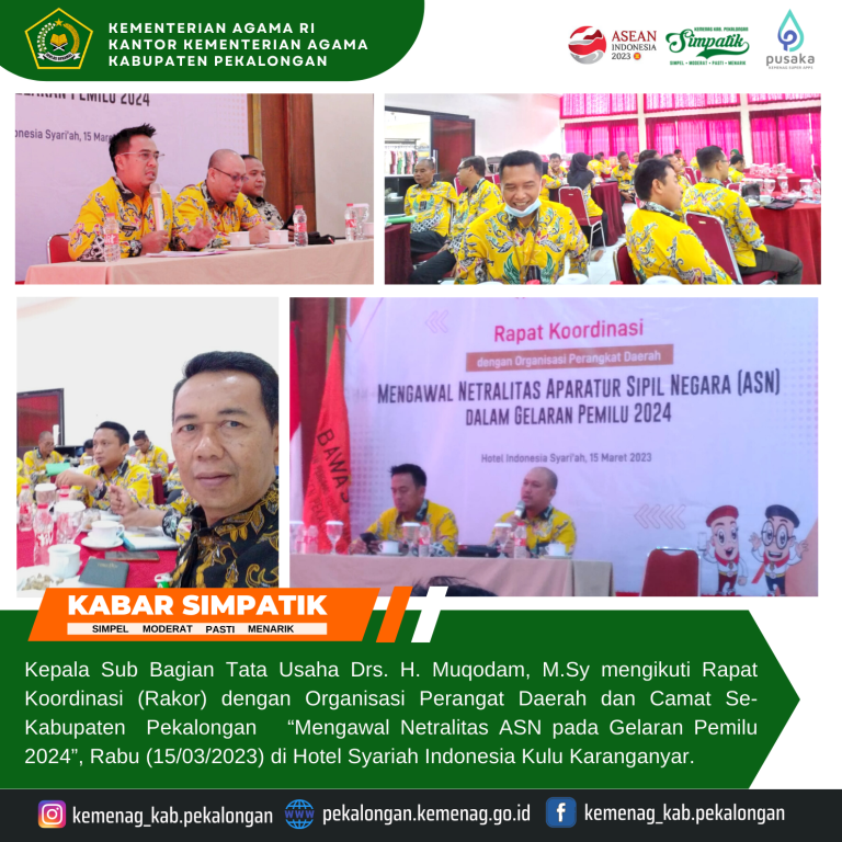 Bawaslu Ingatan ASN Jaga Netralitas Pada Gelaran Pemilu 2004