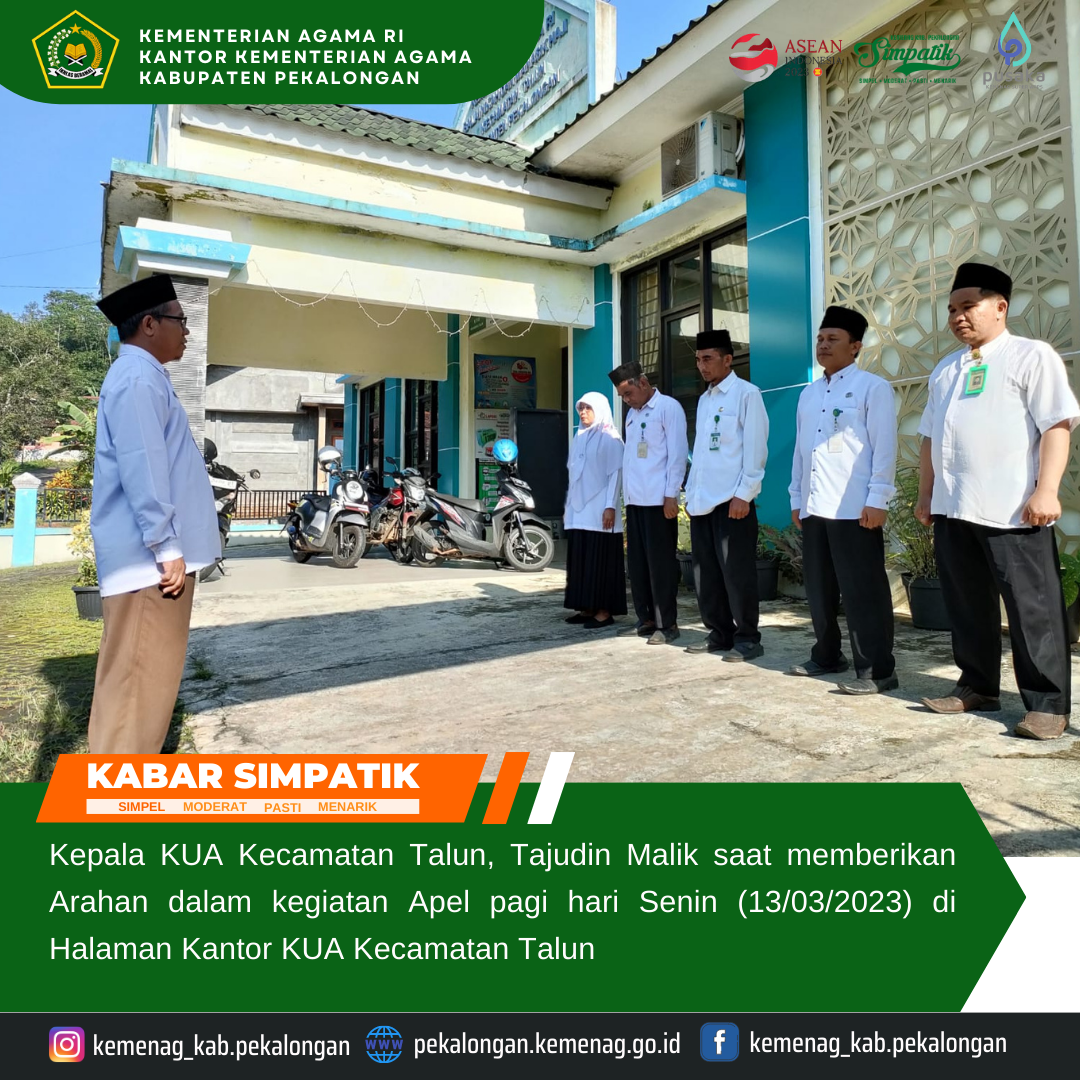 Apel Rutin KUA Kecamatan Talun