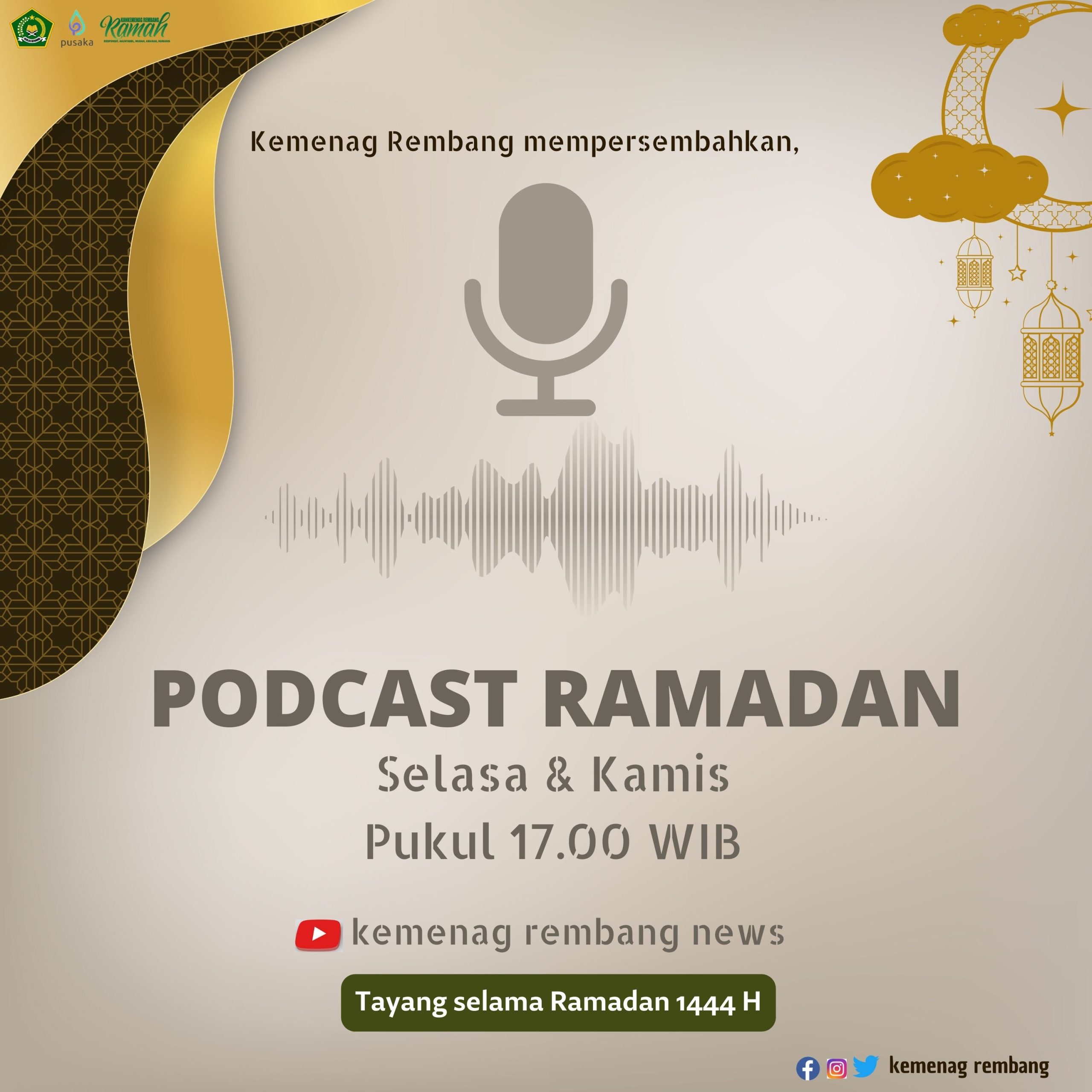 Kemenag Rembang Luncurkan Program Podcast Ramadan