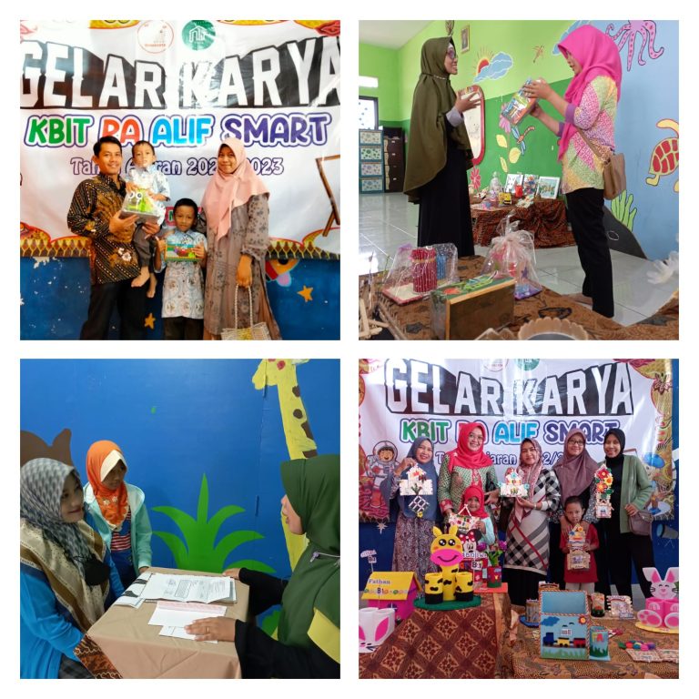 Aku Berkarya Bumiku Terjaga, Gelar Karya dan Pengambilan LHBS Tengah Semester 2 RA Alif Smart