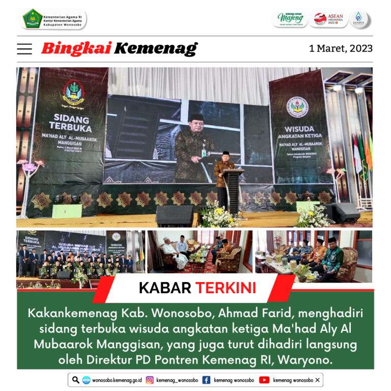 SIDANG TERBUKA MA’HAD ALY AL-MUBARAK MANGGISAN