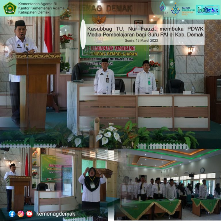 Kasubbag TU Buka Pelatihan Media Pembelajaran Bagi Guru