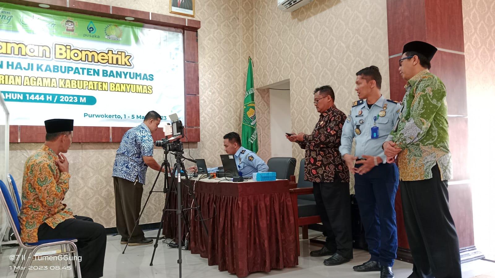 600 Calhaj Ikuti Proses perekaman Biometrik