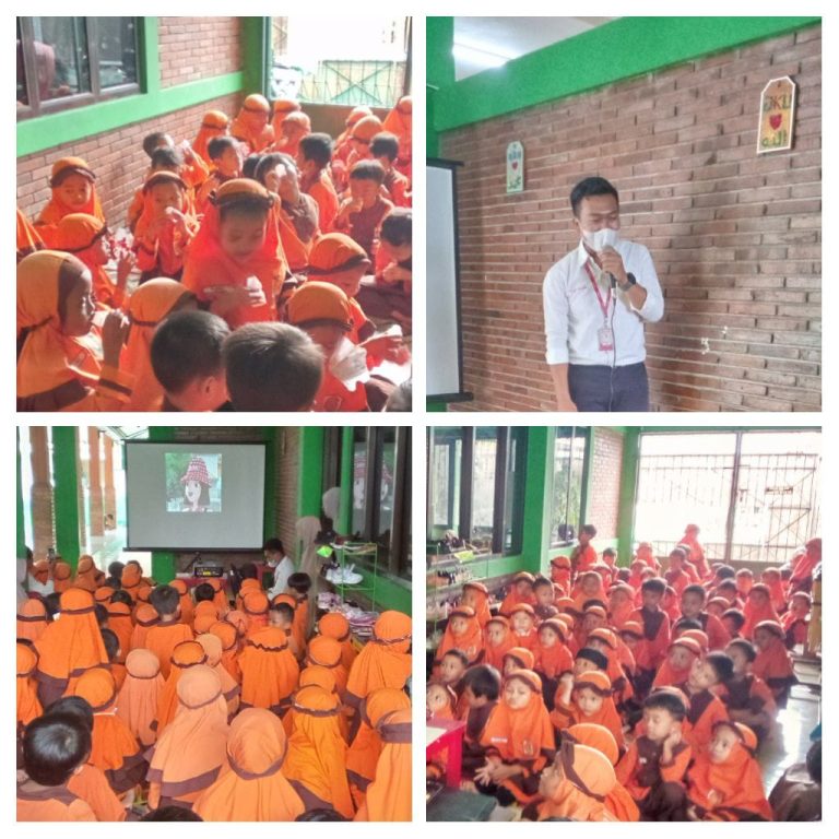 TV Showing Yakult bersama Siswa RA Palma