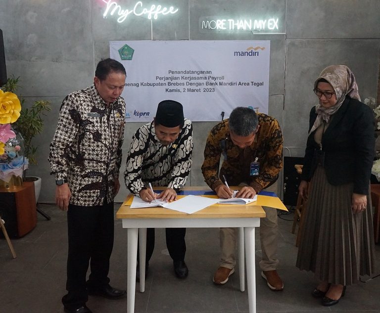 MOU Kemenag Brebes dengan Bank Mandiri