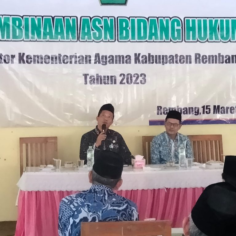 ASN Ideal? Ini Kriterianya Menurut Kakankemenag Rembang
