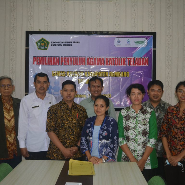 Novian Setyadi Terpilih sebagai Penyuluh Agama Katholik Teladan
