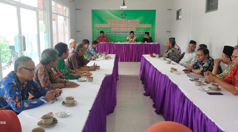 Pertajam Outcome: Bimas Islam Brebes Laksanakan Rakor Binwin 2023