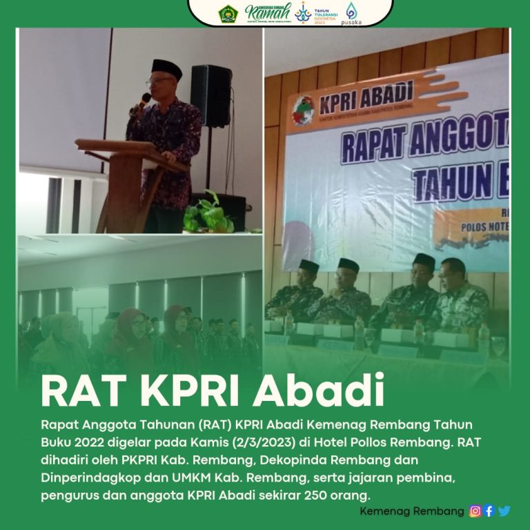 RAT, KPRI Abadi Bagikan SHU dan Doorprize