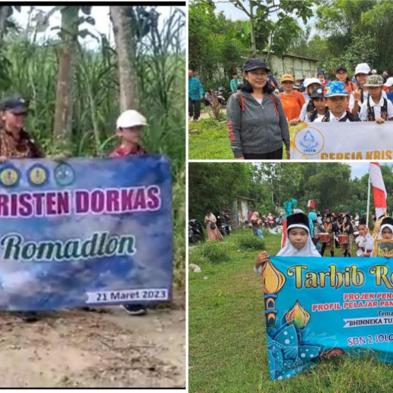 Komunitas Gereja dan Sekolah Kristen Turut Semarakkan Pawai Sambut Ramadan 1444 H