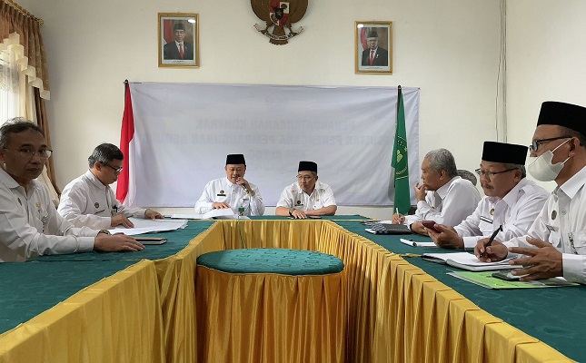 Rapat Evaluasi yang digelar oleh Kankemenag Kab. Boyolali