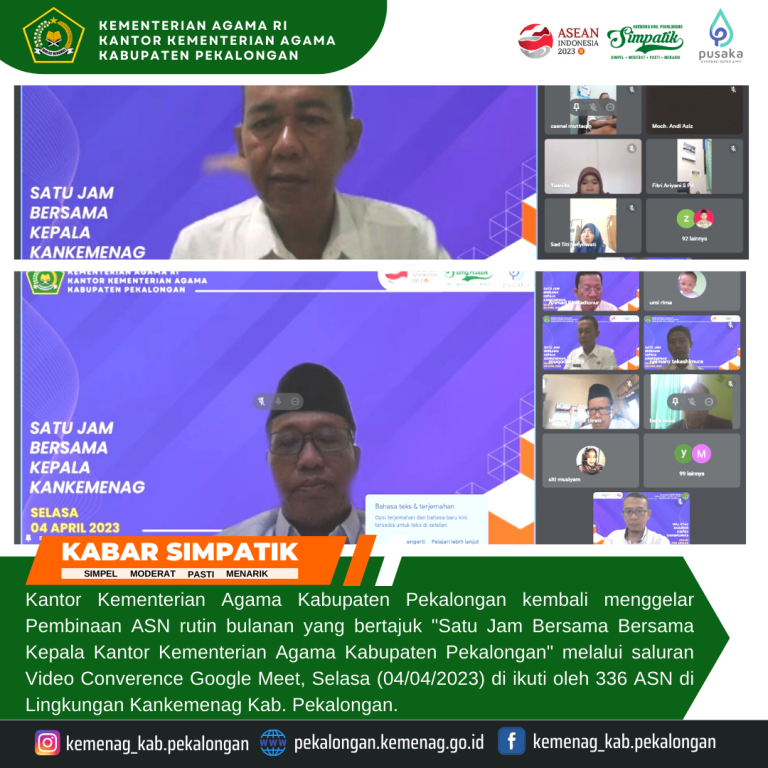 Pembinaan ASN, Kepala Kemenag Ajak Jajaranya Layani Masyarakat secara SIMPATIK