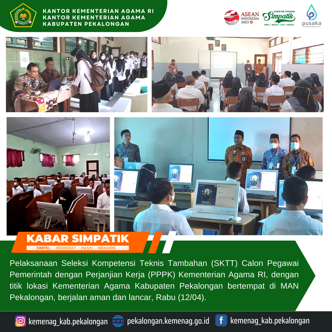 Pelaksanaan SKTT CPPPK Tilok Kabupaten Pekalongan Berjalan Lancar