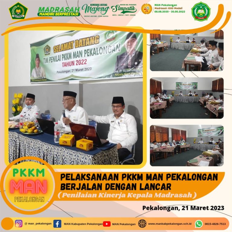 Kemenag Kab. Pekalongan Gelar Penilaian Kinerja Kepala Madrasah (PKKM)
