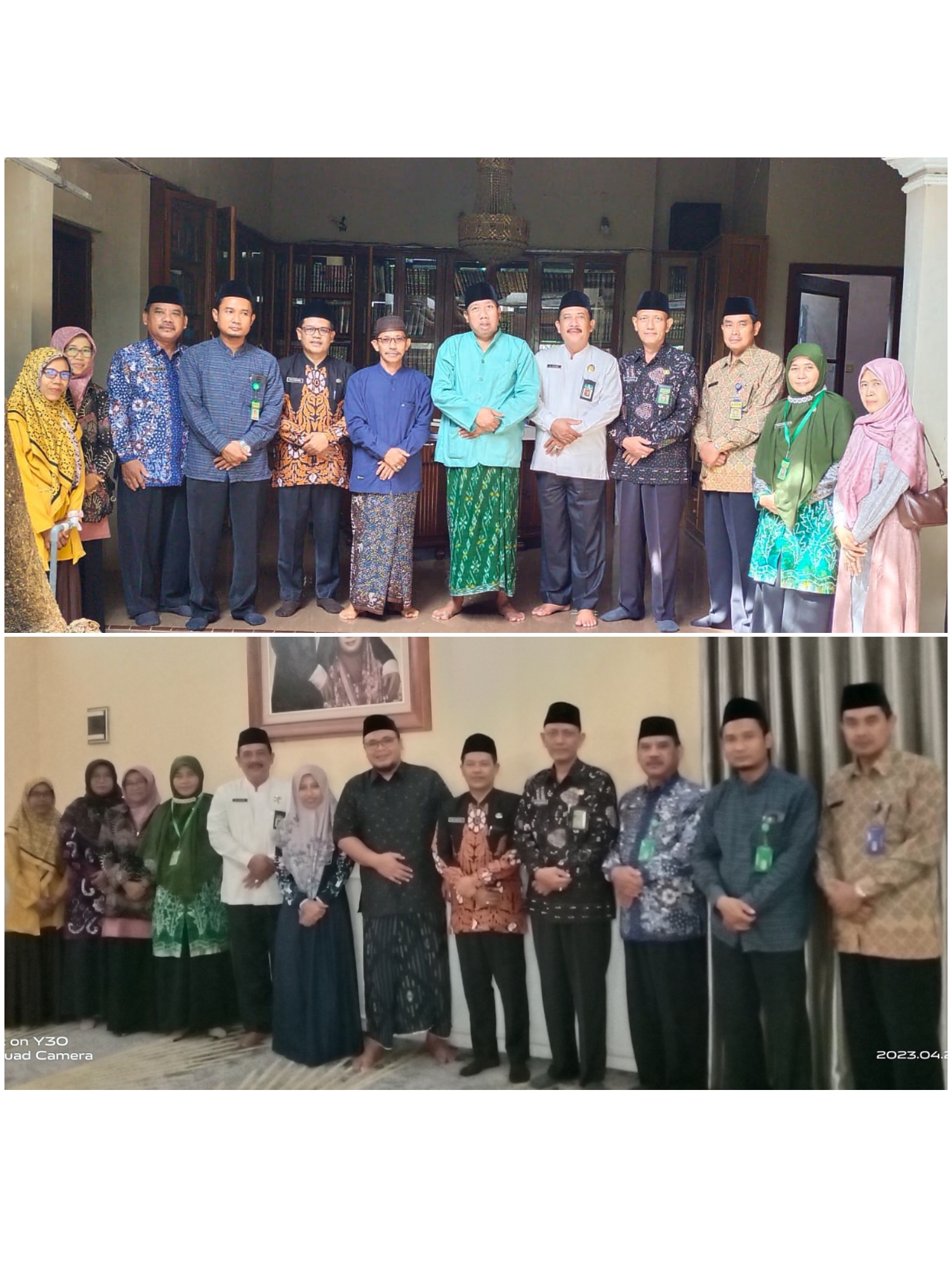 Kakankemenag Silaturahim ke Gus Qoyyum dan Gus Hanies