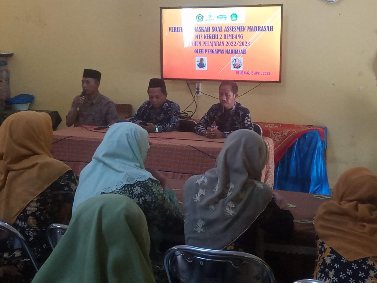 MTsN 2 Rembang Gelar Verifikasi Assesmen Madrasah