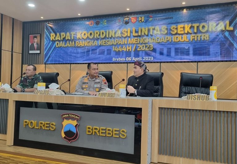 Rakor Lintas Sektoral Vidio Conference Mudik Aman dan Berkesan