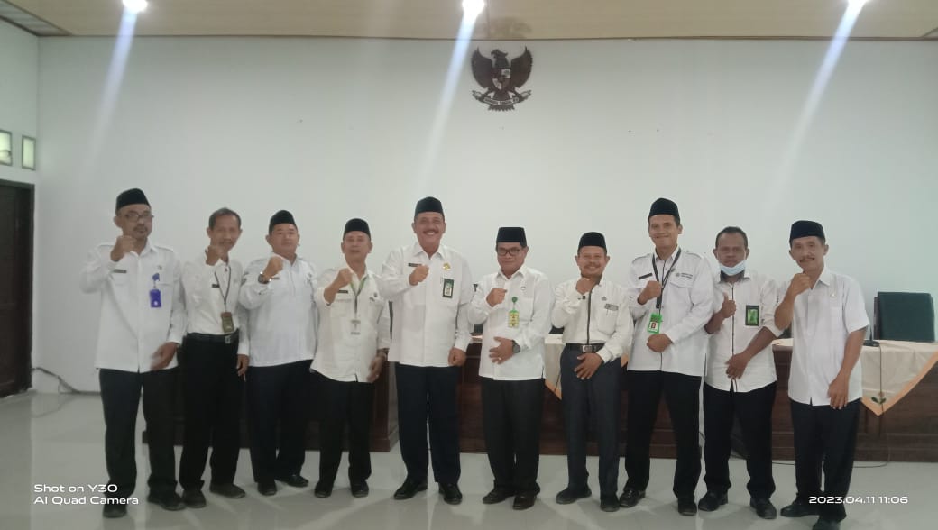 Rapat Perdana dengan Kepala Madrasah Negeri, Ini Pesan Kakankemenag