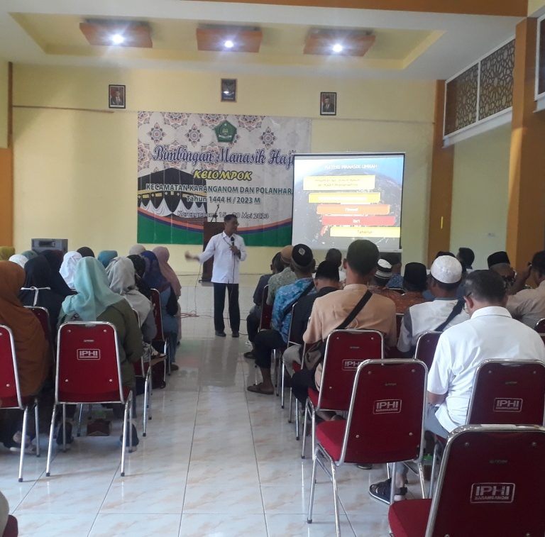 103 Jamaah Calon Haji Ikuti Bimbingan Manasik Haji Tingkat Kecamatan