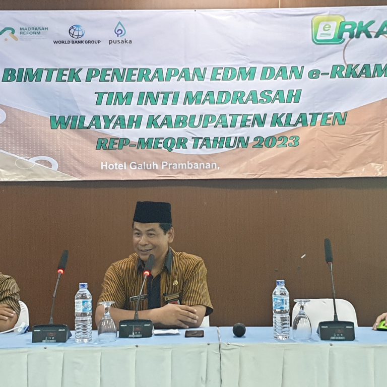 Bimtek Penerapan EDM dan e-RKAM, Upaya Tingkatkan Mutu Pendidikan Madrasah