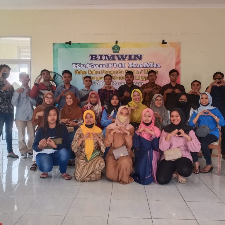 Antusiasme Bimwin Kecantol Kamu KUA Karanganom Sangat Tinggi