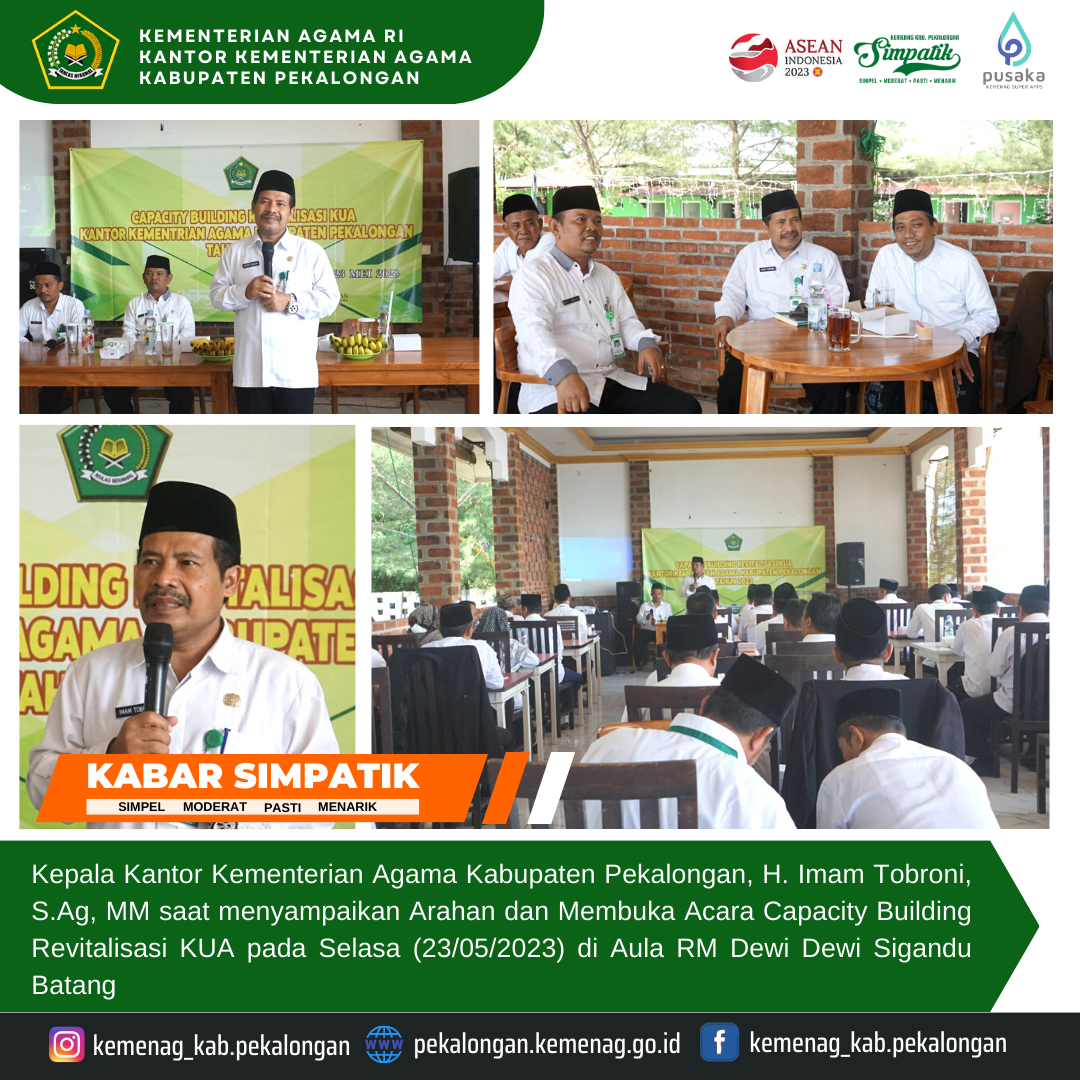 Buka Capacity Building, Kakankemenag Himbau KUA Manfaatkan Media Sosial