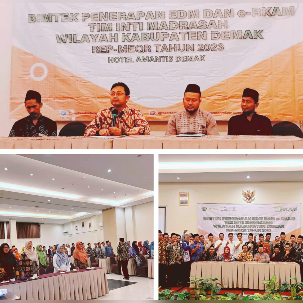 Tingkatkan Mutu Pengelolaan dan Layanan Pendidikan, Guru Madrasah di Kabupaten Demak Ikuti Bimtek EDM dan e-RKAM