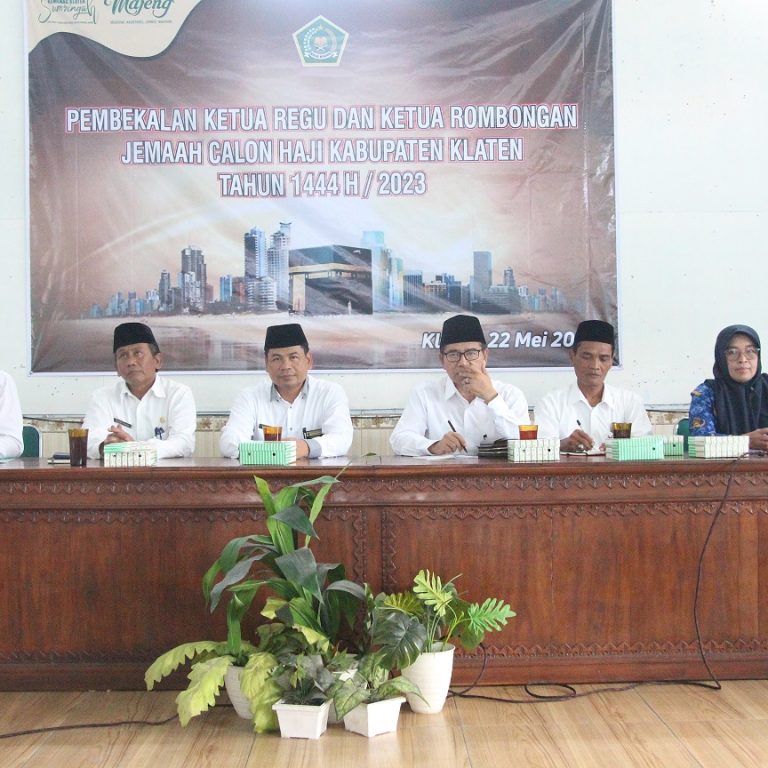 Pembekalan Karu Karom, Kakankemenag Klaten Minta Saling Sinergi