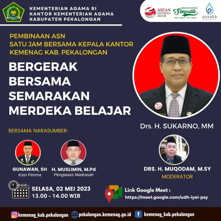 Maknai peringatan HARDIKNAS Kemenag Gelar Pembinaan ASN