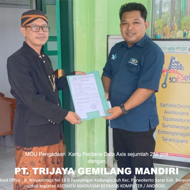 Wujudkan Inovasi budaya kerja, MTs Negeri 3 Banyumas gandeng PT Trijaya Gemilang Mandiri