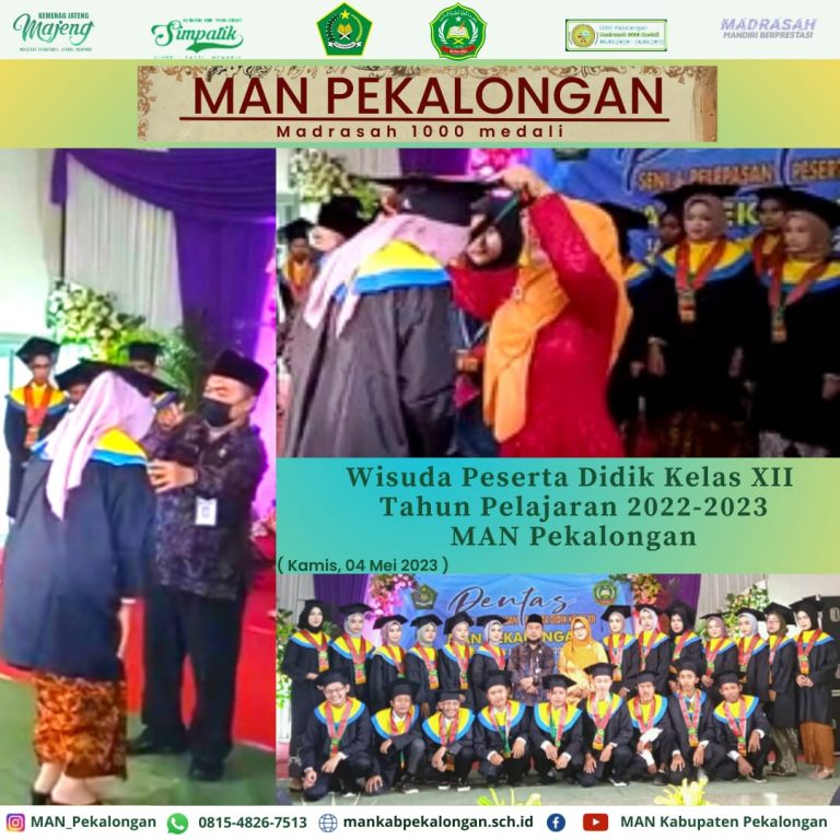 Wisuda Kelas XII MAN Pekalongan