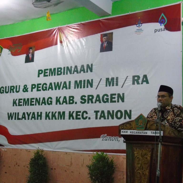 Menjadi Insan yang Produktif Jadi Tema Pembinaan Kakankemenag Sragen