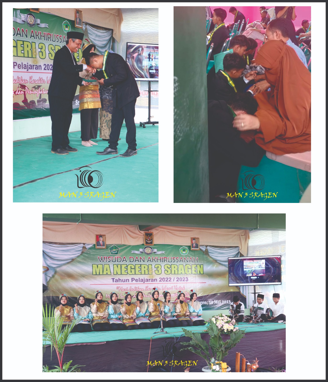 Membentuk Lulusan Berkarakter Islami, MAN 3 Sragen Menggelar Wisuda dan Akhirussanah Penuh Khidmat