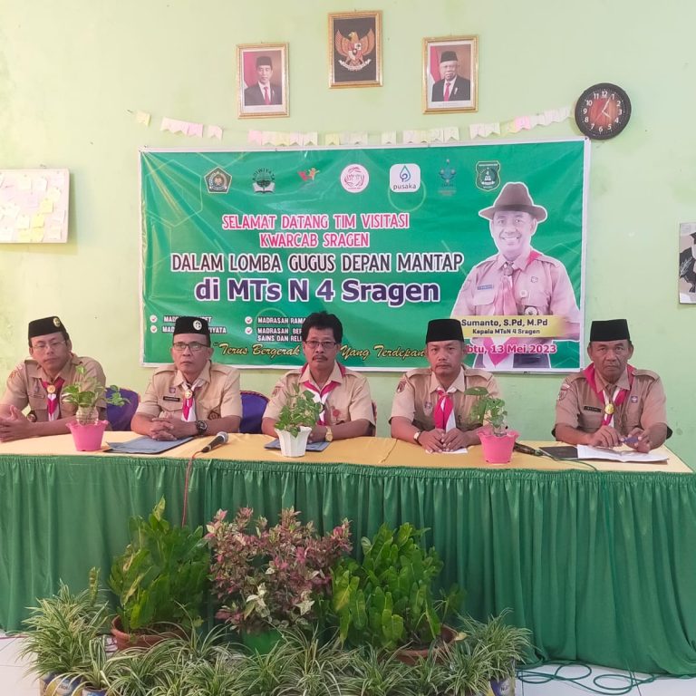 MTsN 4 Sragen Raih Juara 1 Lomba Gugus Depan Mantap Kwartir Cabang Sragen
