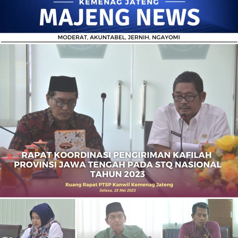 Rapat Koordinasi Pengiriman Kafilah STQ Nasional