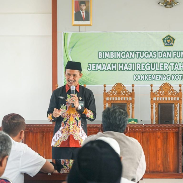 Kemenag Kota Tegal Gelar Bimbingan Tugas dan Fungsi Karu beserta Karom Jemaah Haji 2023