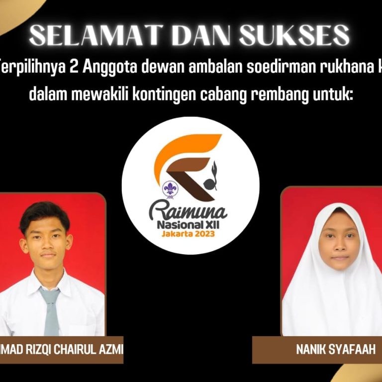 Siswa MAN 2 Rembang Lolos Seleksi Raimuna Nasional