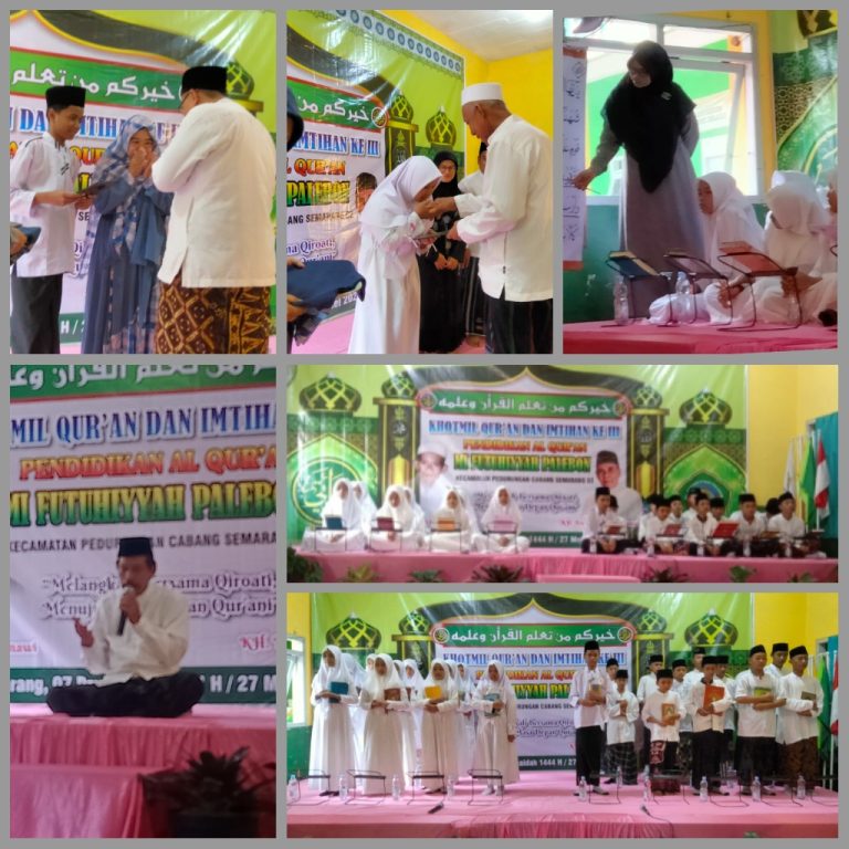 MI. Futuhiyyah Palebon “Melangkah Bersama Qiroati,  Menuju Masa Depan Qur’ani”