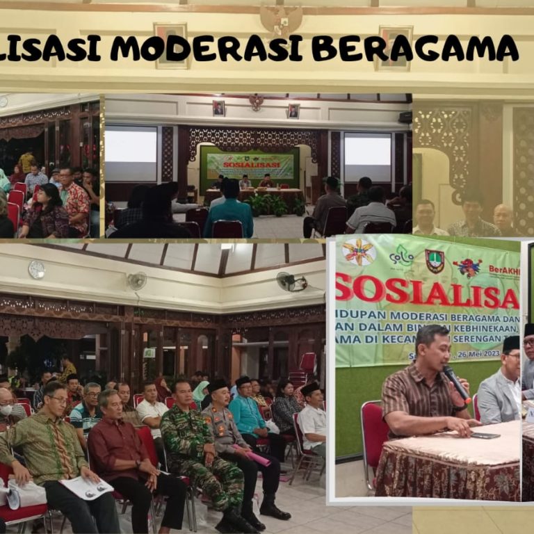 Sinergitas bersama Kecamatan Serengan, Sosialisasi Moderasi Beragama Lewat Sarasehan Tokoh Agama