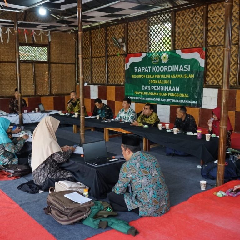 Rakor Pokjaluh, Kasi Bimas Islam Banjarnegara Ajak Penyuluh Laporkan Kegiatan Melalui Medsos dan Berita