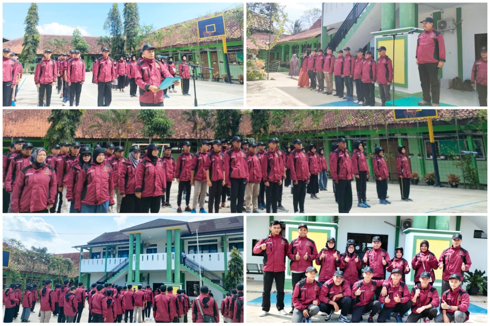 Bertempat Di MTs N 1 Banjarnegara, Kepala Kemenag Banjarnegara Lepas 50 Atlet Untuk Berlaga di Porseni MTs tingkat Provinsi