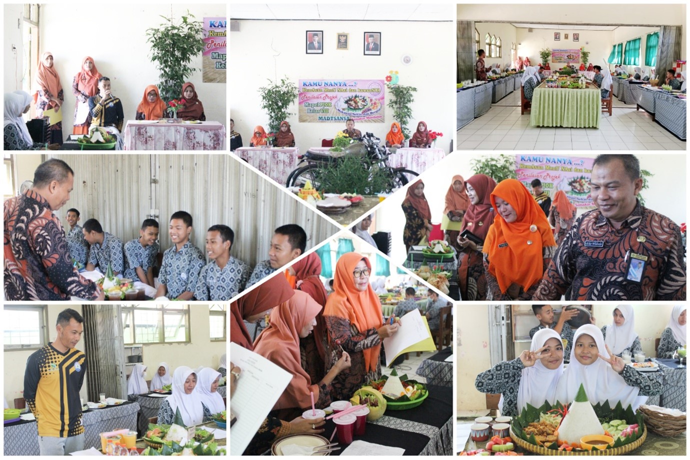 Lewat Penilaian Keterampilan Berbasis Projek Mapel PJOK, Siswa MTs N 1 Banjarnegara Sajikan Menu Makanan Sehat dan Bergizi