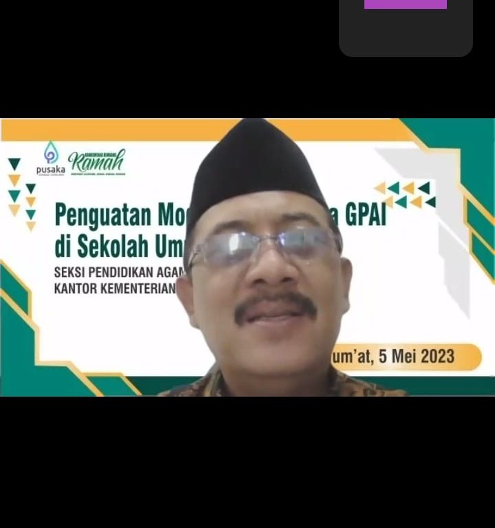 Penguatan Moderasi Beragama Bagi Guru PAI, Kakankemenag Sampaikan Tiga Prinsip