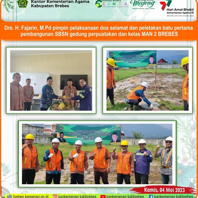 Lab dan Perpus SBSN Upaya MAN 2 Brebes Go Internasional