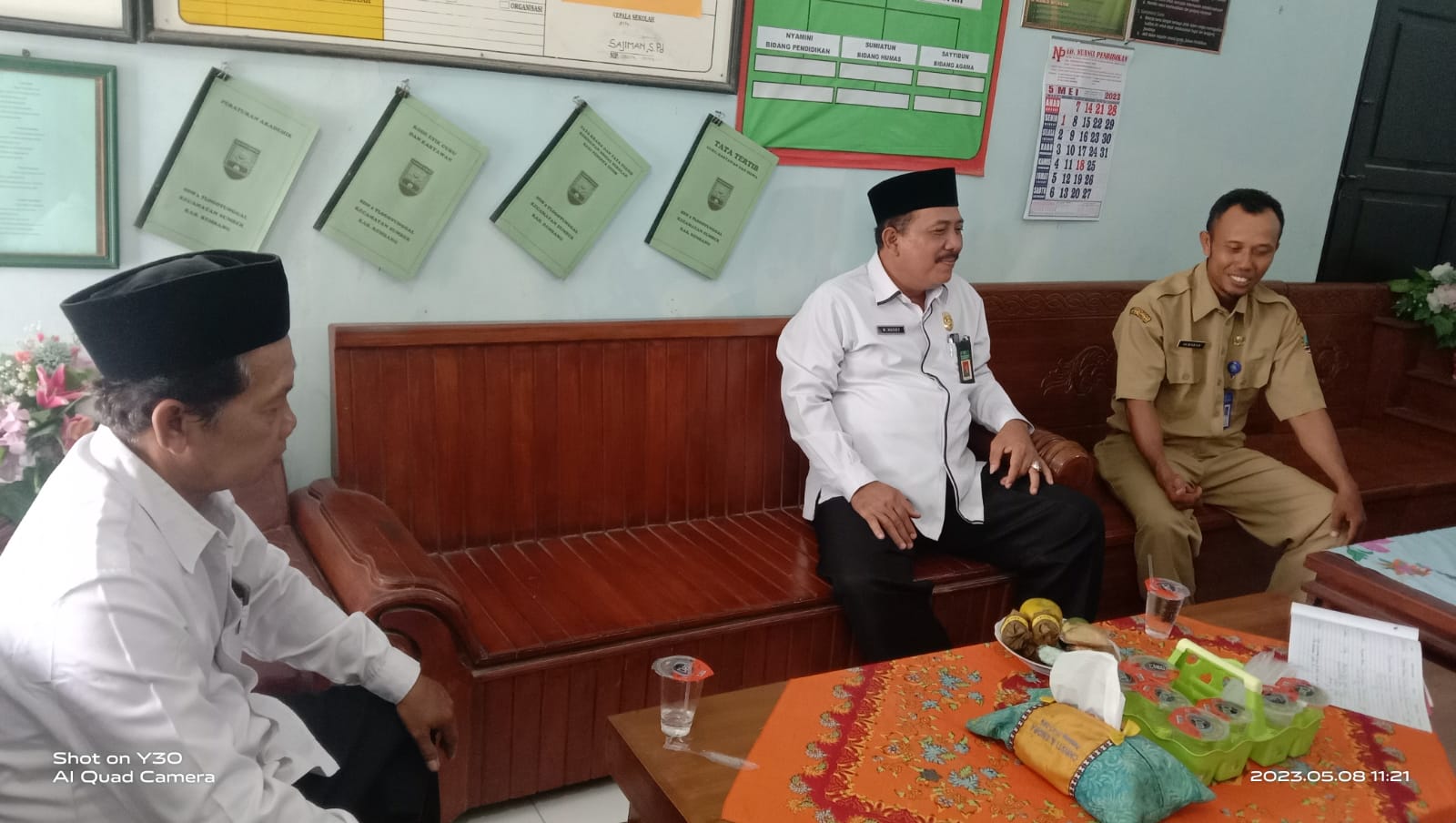 Kakankemenag Blusukan Ke Tlogotunggal Sumber, Tinjau Pelaksanaan Pemetaan Kompetensi Online Guru PAI
