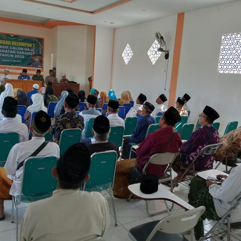 109 Jemaah Haji Sarang Ikut Manasik Haji