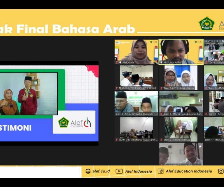 Tim Bahasa Arab MTsN 1 Pati Raih Juara 2 Nasional Gusi Bersi 2.0 ALEF EDUCATION