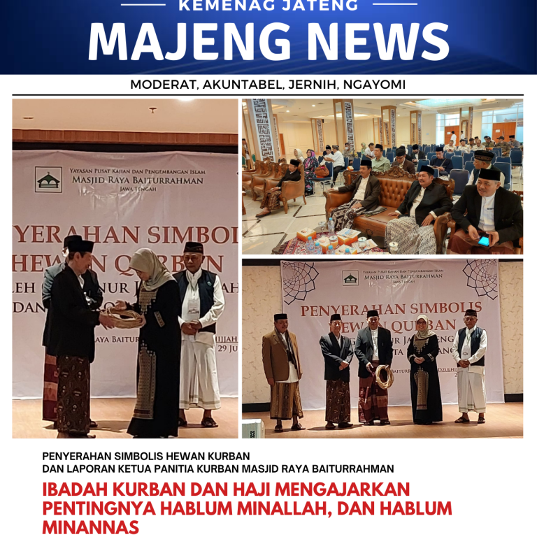 Ibadah Kurban dan Haji Mengajarkan Pentingnya Hablum Minallah, dan Hablum Minannas
