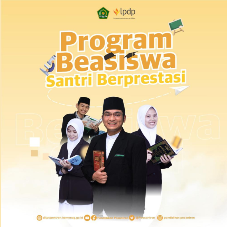 Dibiayai Dana Abadi Pesantren, 1.000 Kuota Beasiswa Santri Dibuka Awal Juli